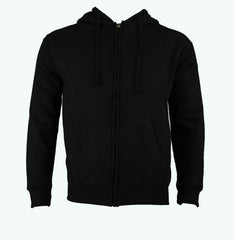 Hooded Zipper Black