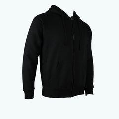 Hooded Zipper Black