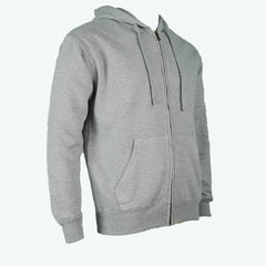 Hooded Zipper Heather Grey