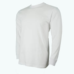 Crew Neck Long Sleeve T-Shirt Heather Grey