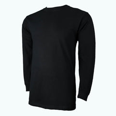Crew Neck Long Sleeve T-Shirt Black