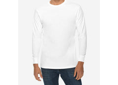 Crew Neck Long Sleeve T-Shirt White