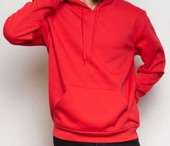 Hooded Pullover Red