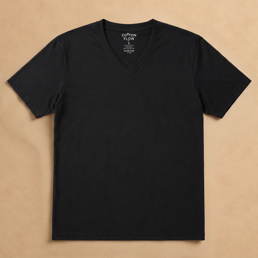 V-Neck Short Sleeve T-Shirt